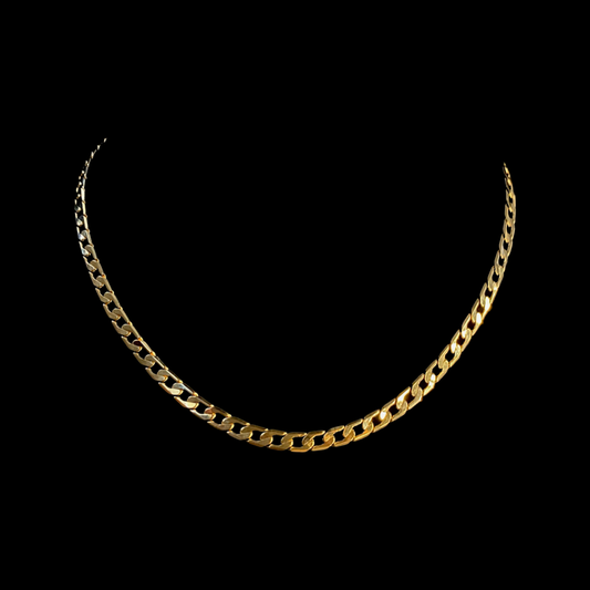 GOLD CUBAN CURB CHAIN